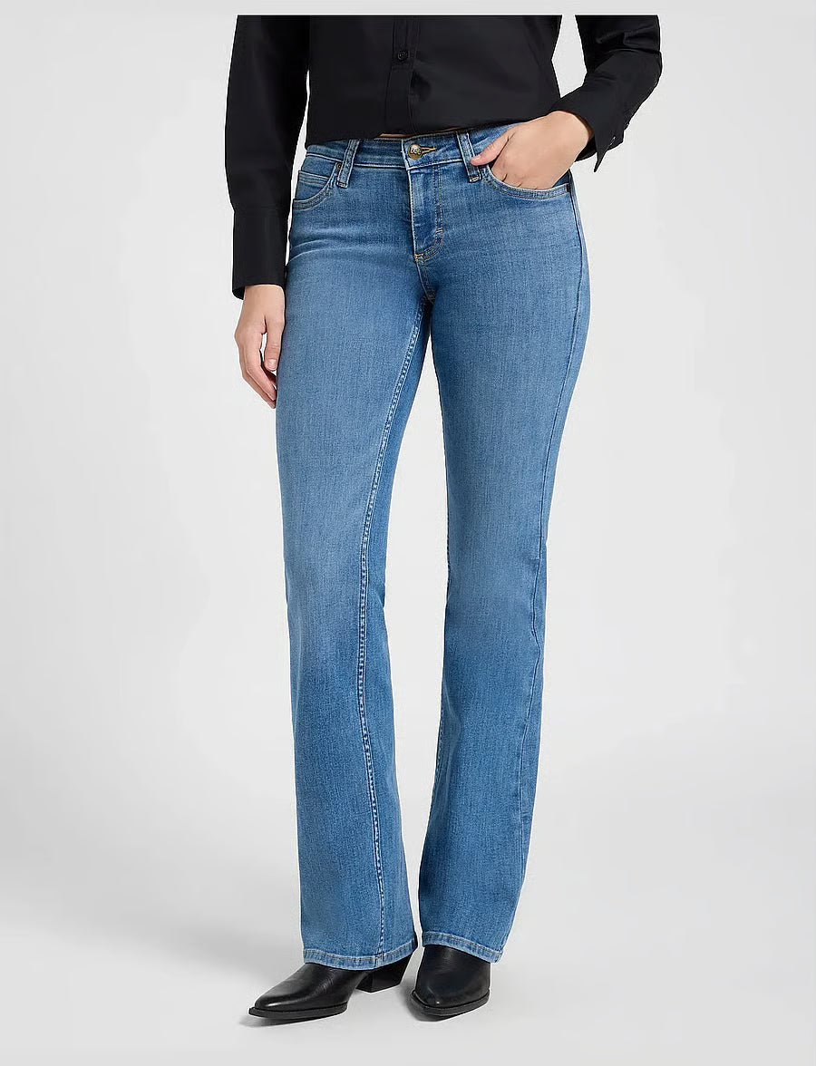 Lee - Flap Pocket Jessica Jeans - Mid Fade
