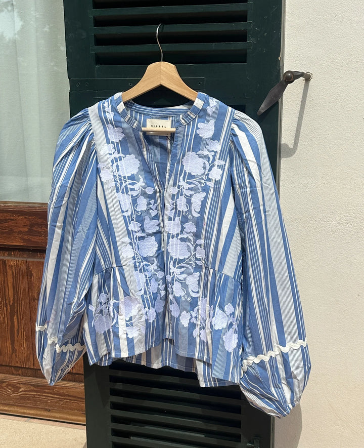 Sissel Edelbo - Juliane Top - Blue Stripes