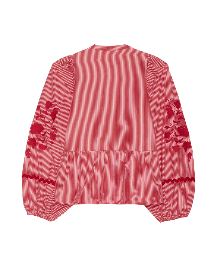 Sissel Edelbo - Juliane top - Red stripes