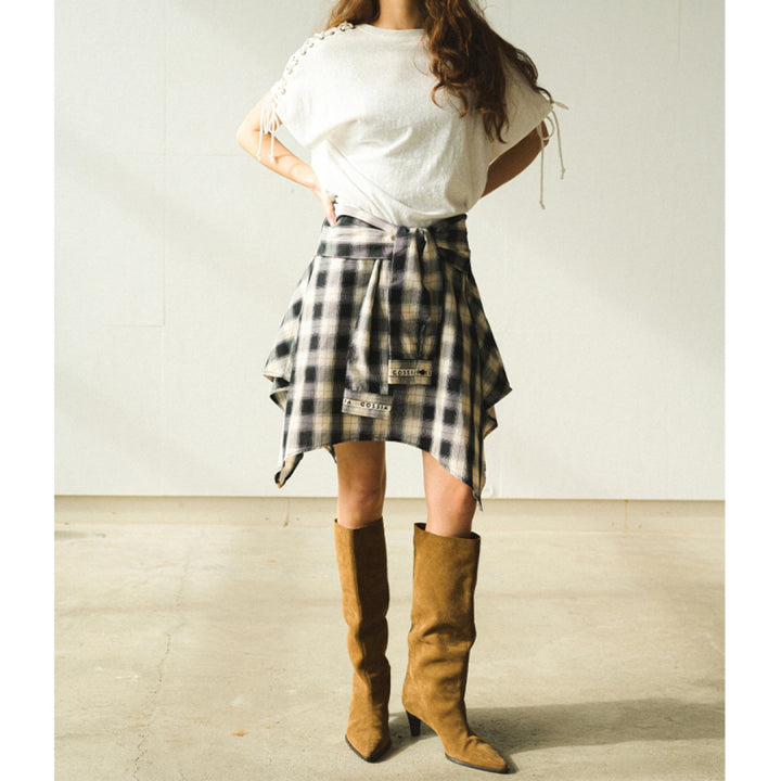 Gossia - JullaGo Nederdel - Black Checks