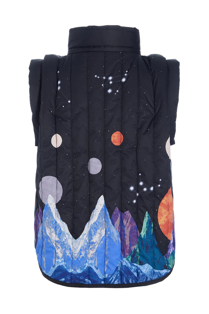 Hunkøn - Justice Short Vest - Outer Space Art Print
