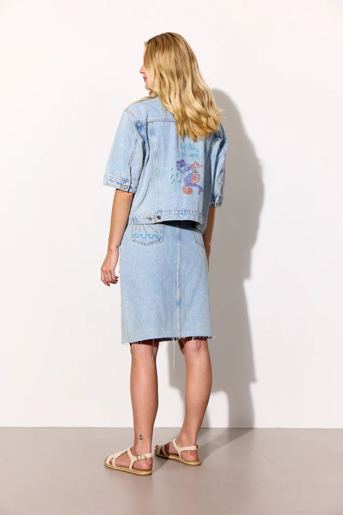 Hunkøn - Kenna Denim Jakke - Light Denim