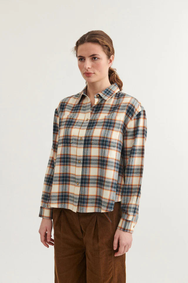 Basic Apparel - Kira Skjorte - Copen Blue/Birch