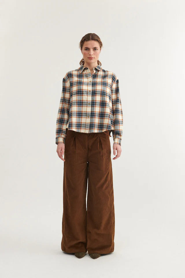 Basic Apparel - Kira Skjorte - Copen Blue/Birch