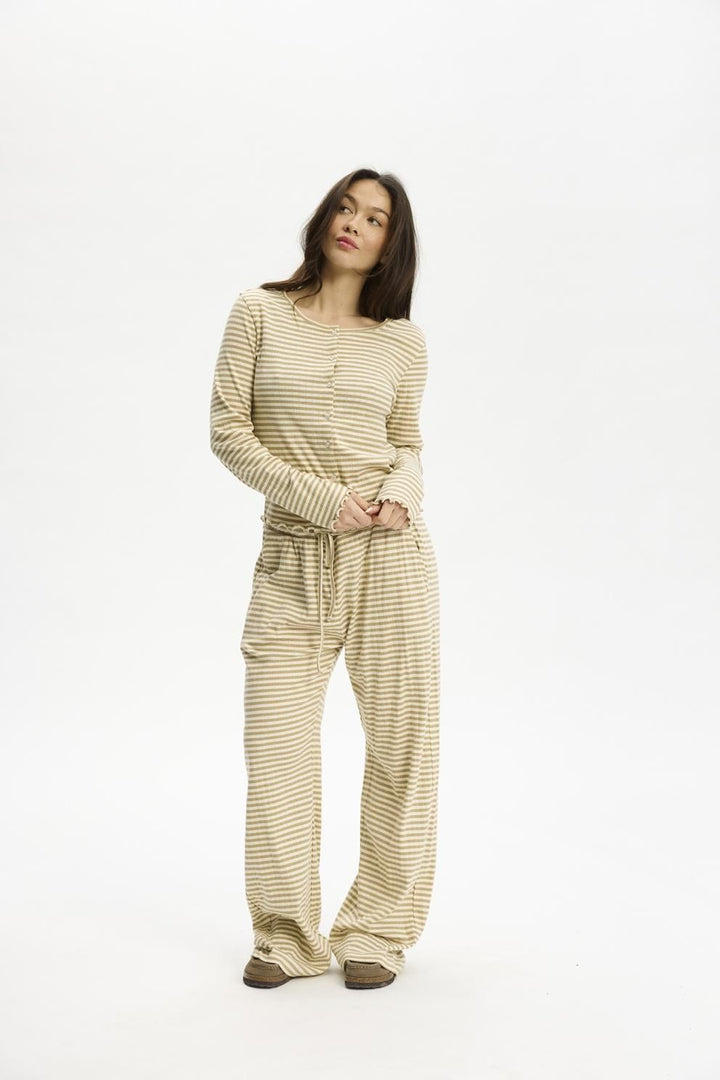 Kopenhaken - Soft Cardigan Stripe - Savanah Tan