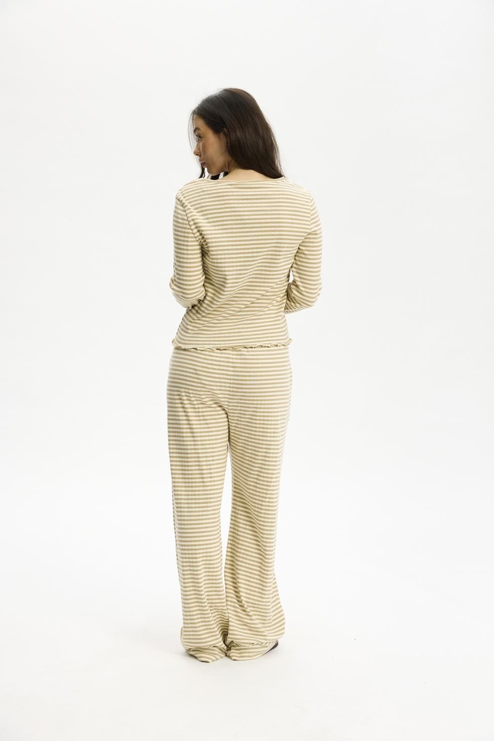Kopenhaken - Soft Cardigan Stripe - Savanah Tan