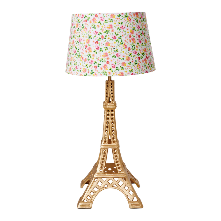 Rice - Stor Eiffeltårn Metal Lampe - Guld