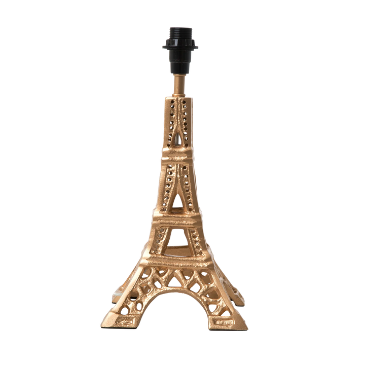 Rice - Small Eiffel Tower Metal Lamp - Gold