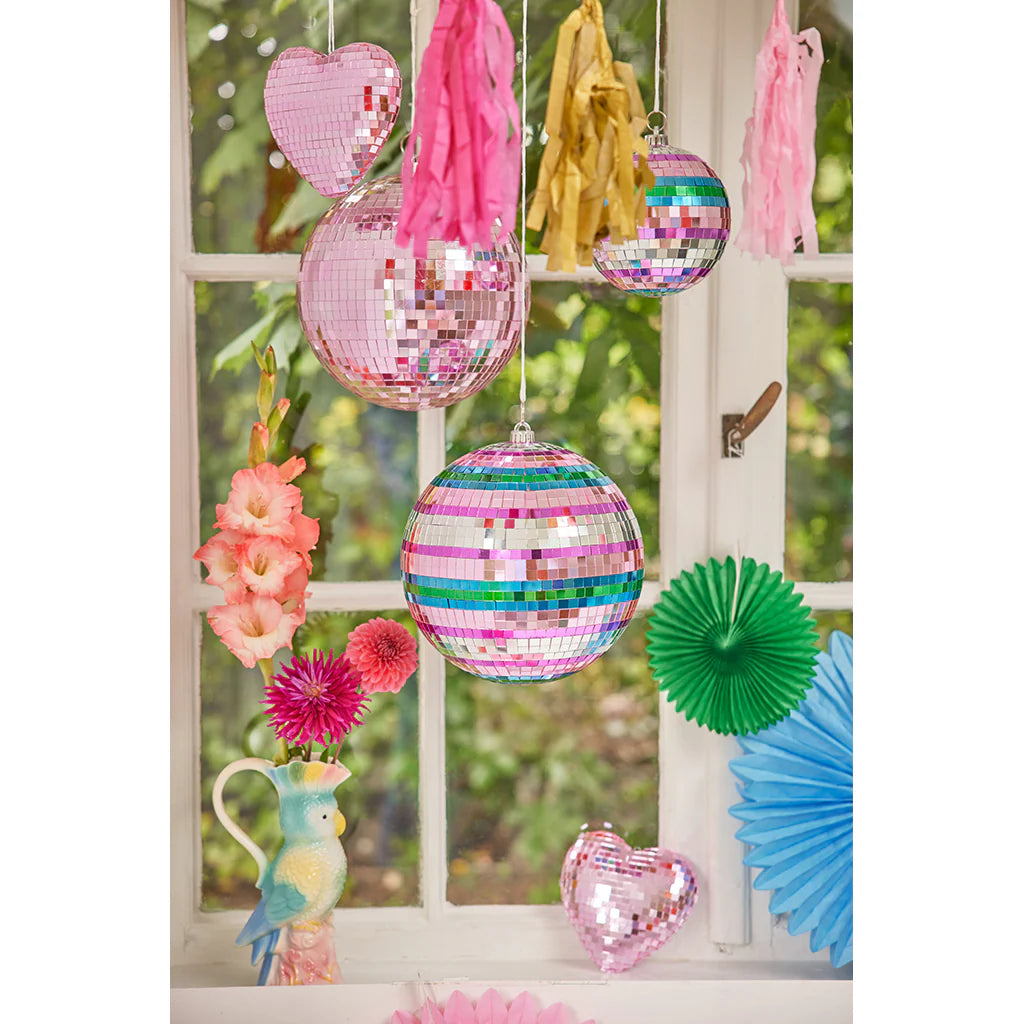 Rice - Disco Ball - Funky Stripes - Medium