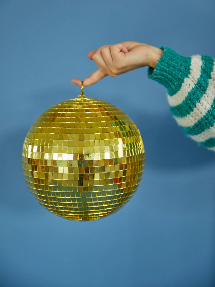 Rice - Disco Ball - Gold - Large