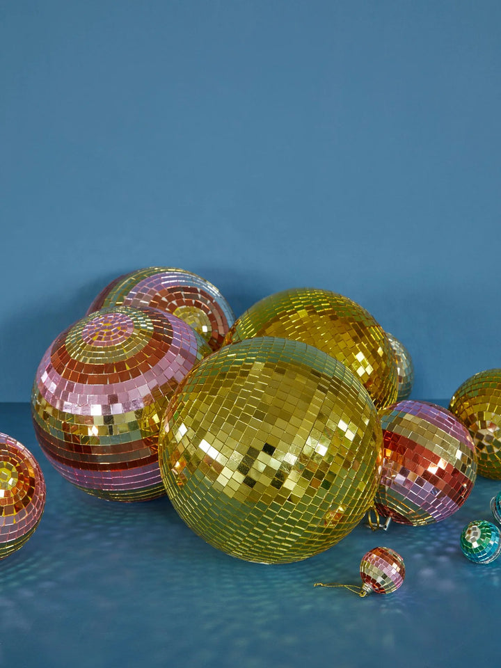 Rice - Disco Ball - Gold - Large