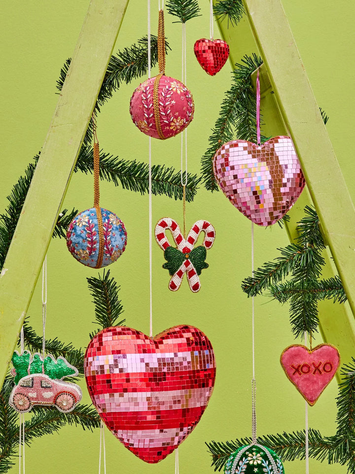 Rice - Large Heart Disco Ball - Pink