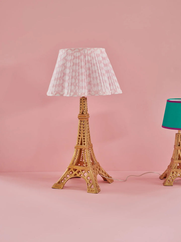 Rice - Stor Eiffeltårn Metal Lampe - Guld