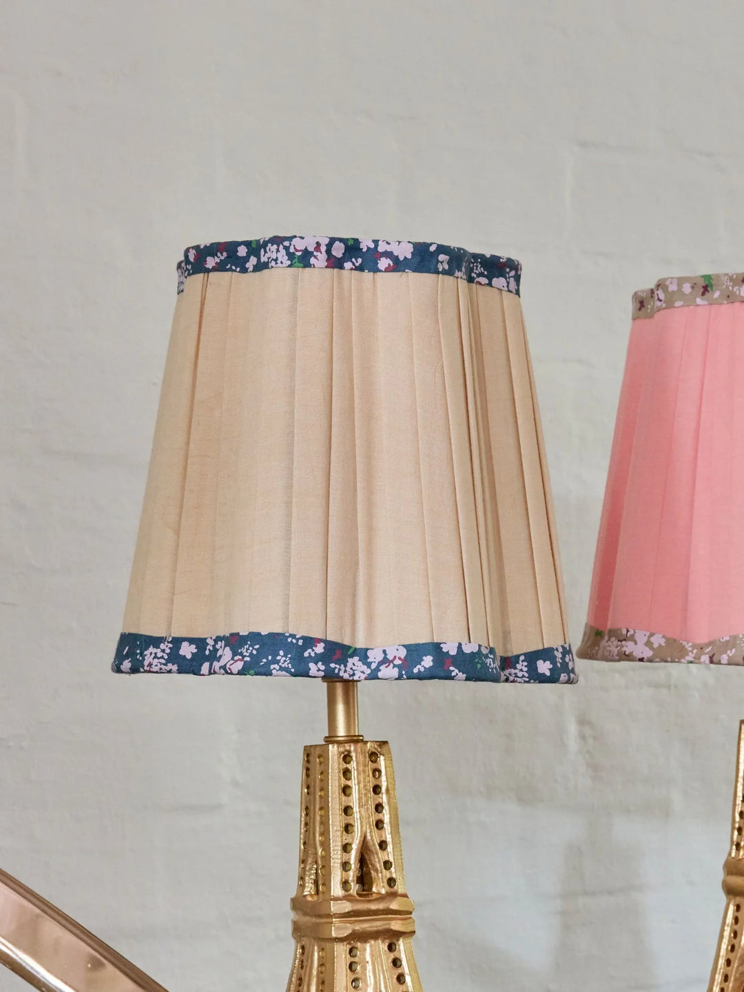 Rice - Large Cotton Lampshade - Dark Sand