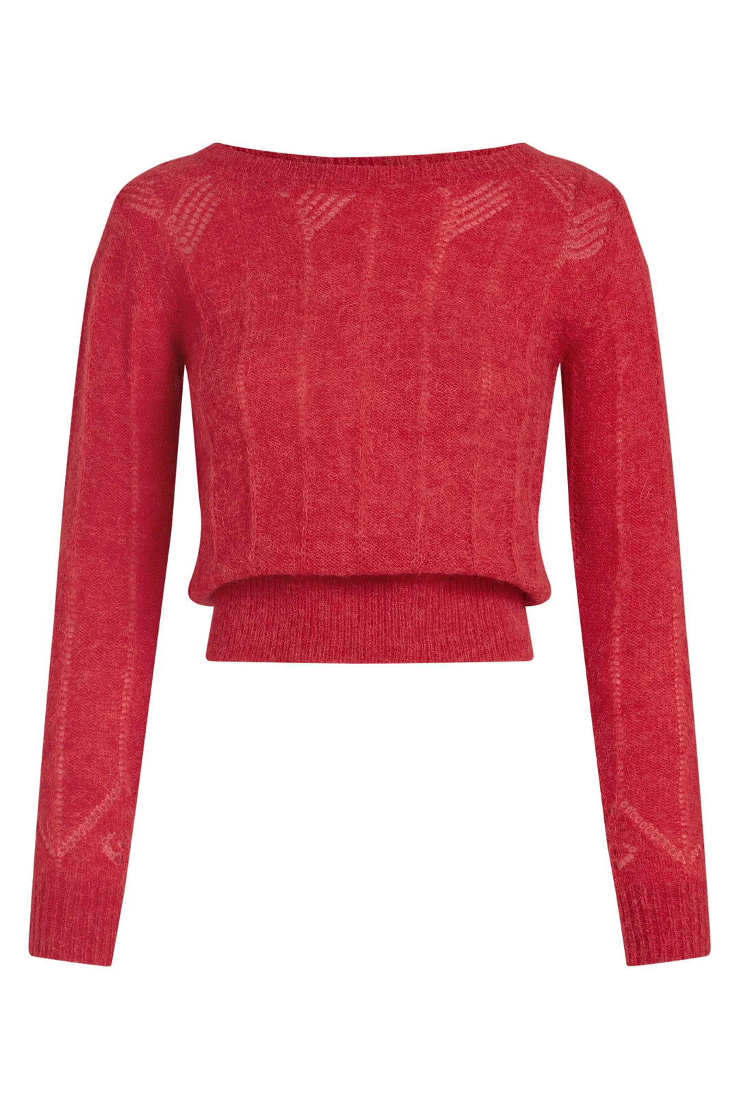 King Louie - Lia Top Hiver Strik - Fiery Red