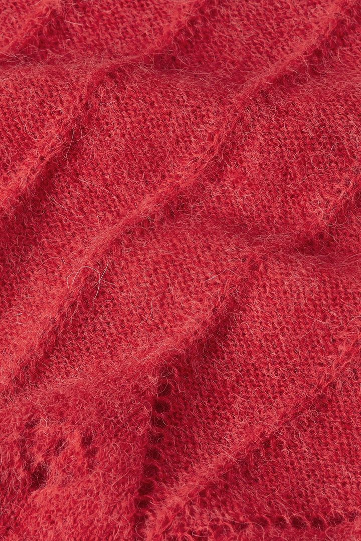 King Louie - Lia Top Hiver Strik - Fiery Red