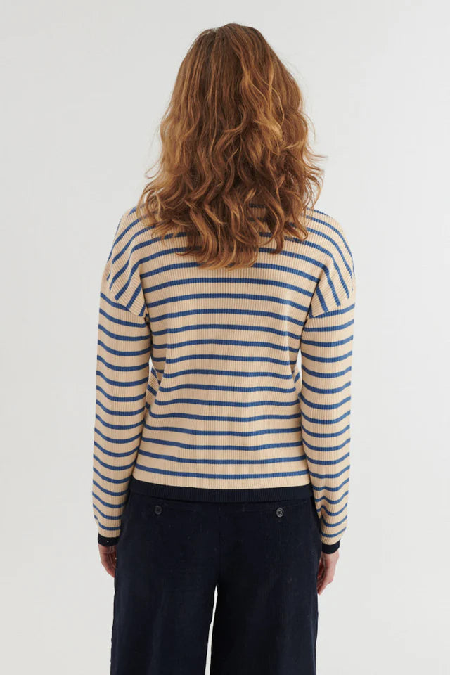 Basic Apparel - Lila Knit - Navy/Birch