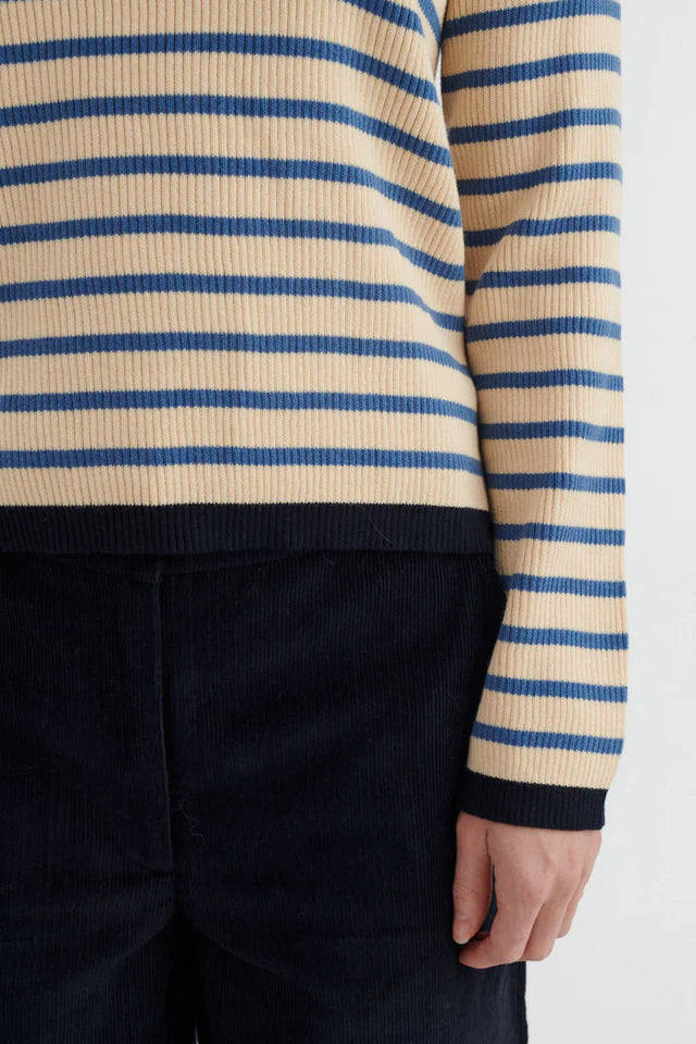 Basic Apparel - Lila Knit - Navy/Birch