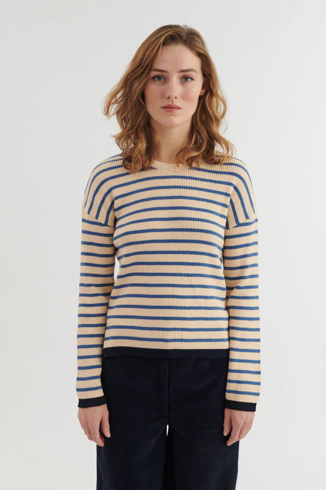 Basic Apparel - Lila Knit - Navy/Birch