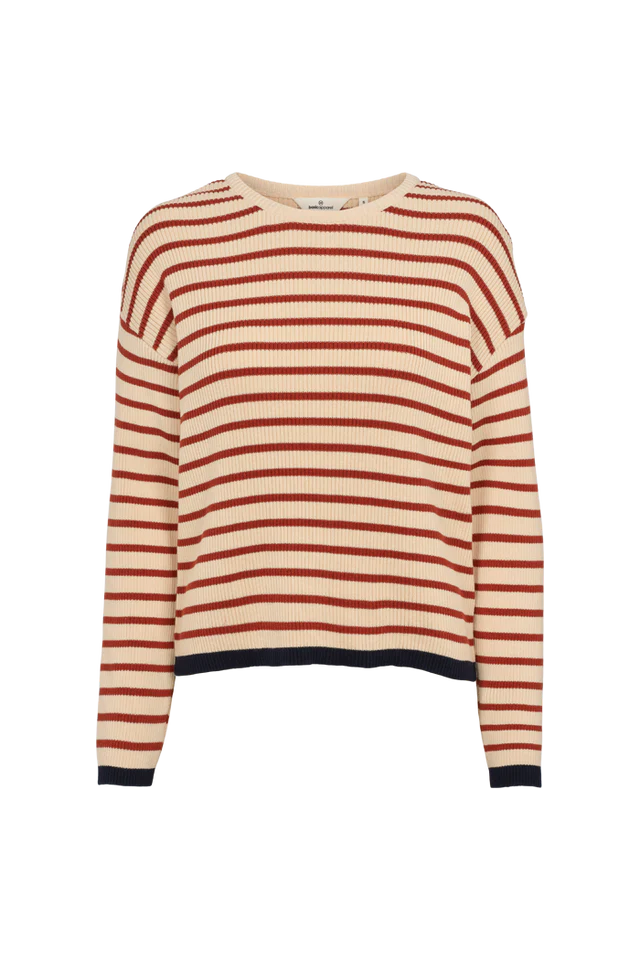 Basic apparel - Lila Strik - Pooibus tea/ Birch
