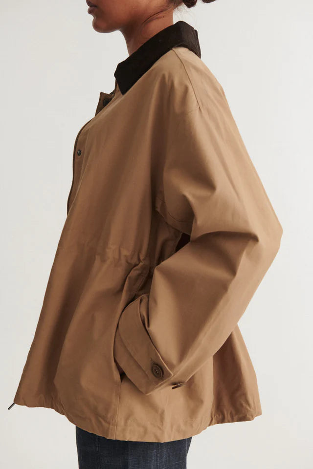 Basic Apparel - Lin Jakke - Sepia Tint