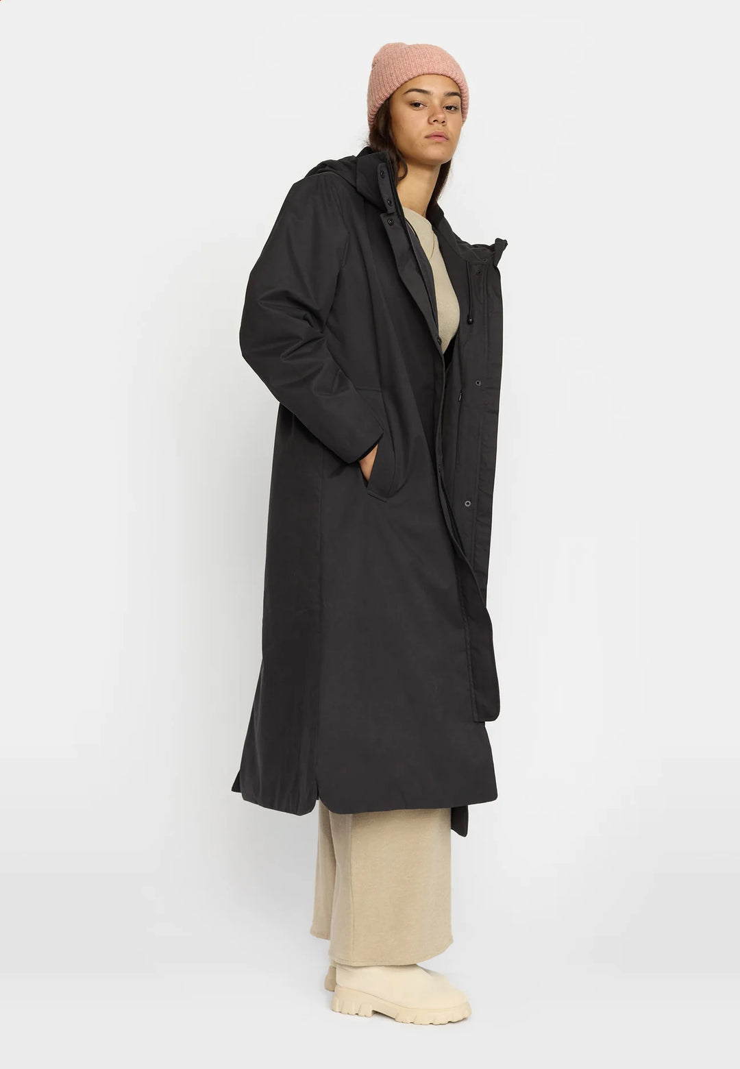 Selfhood - Long Hooded Parka Jakke