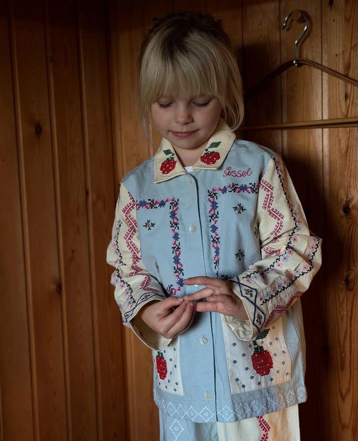 Sissel Edelbo - Louise Mini skjorte - Baby Blue