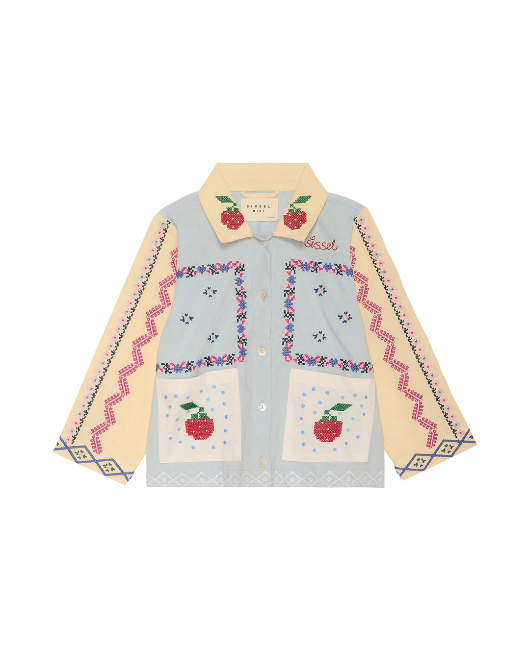 Sissel Edelbo - Louise Mini skjorte - Baby Blue