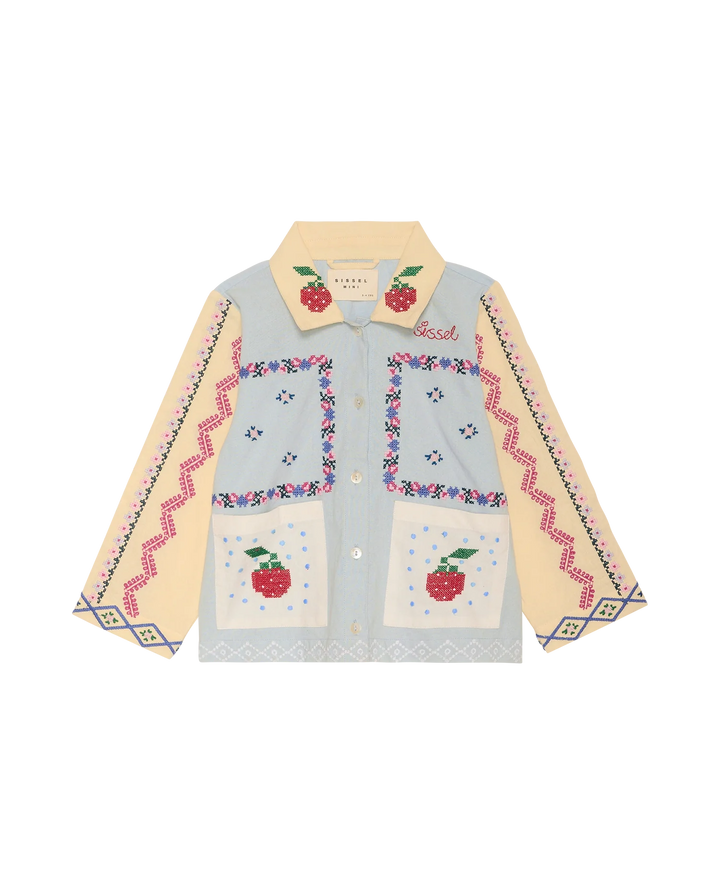 Sissel Edelbo - Louise Mini skjorte - Baby Blue