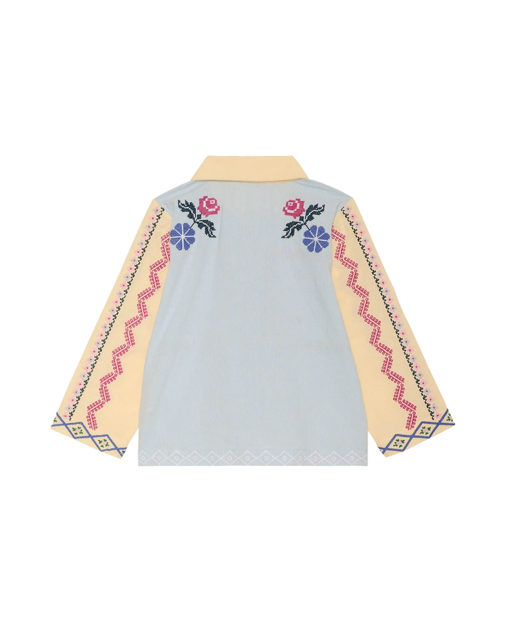 Sissel Edelbo - Louise Mini skjorte - Baby Blue