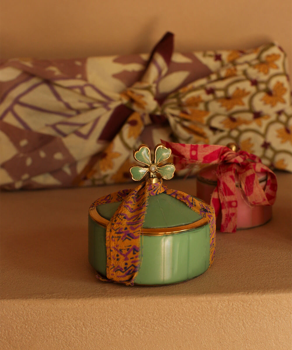 Doing Goods - Lucky Clover Circus Box Medium - Grøn