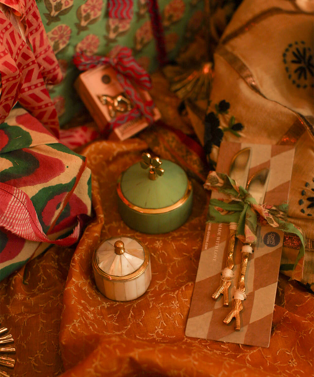 Doing Goods - Lucky Clover Circus Box Medium - Grøn