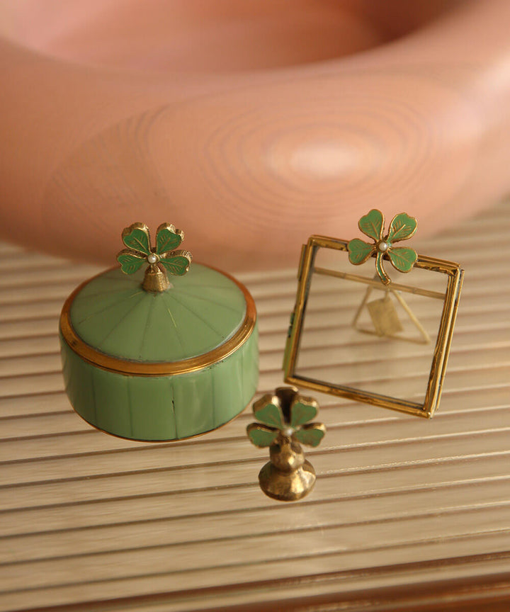 Doing Goods - Lucky Clover Circus Box Medium - Grøn
