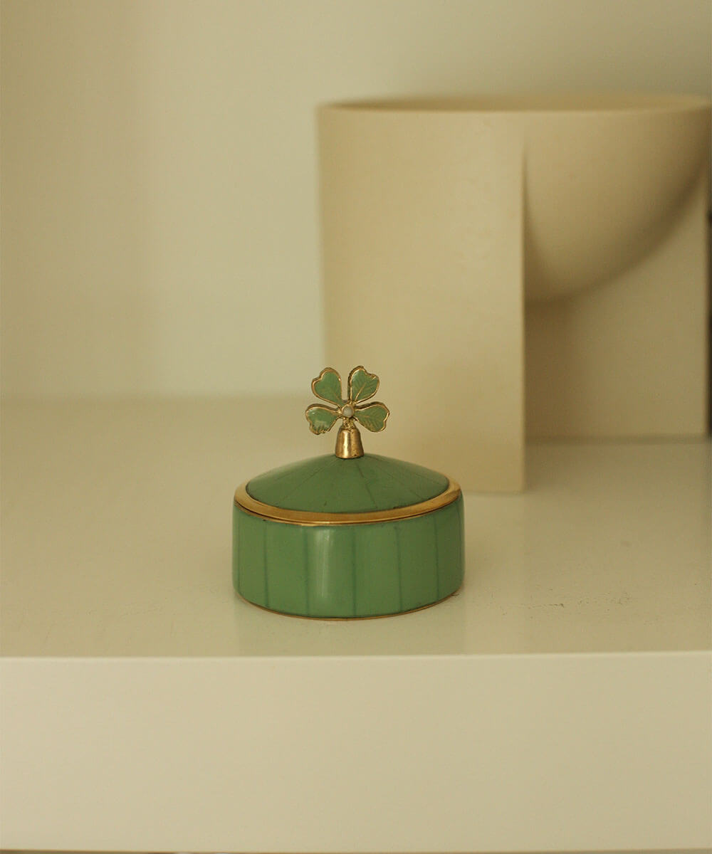 Doing Goods - Lucky Clover Circus Box Medium - Grøn