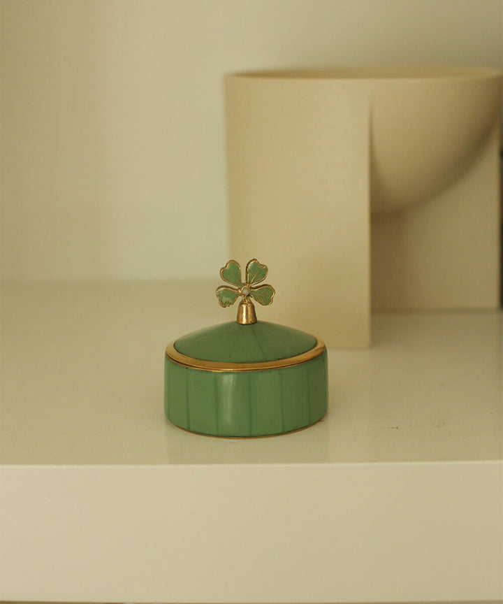 Doing Goods - Lucky Clover Circus Box Medium - Grøn