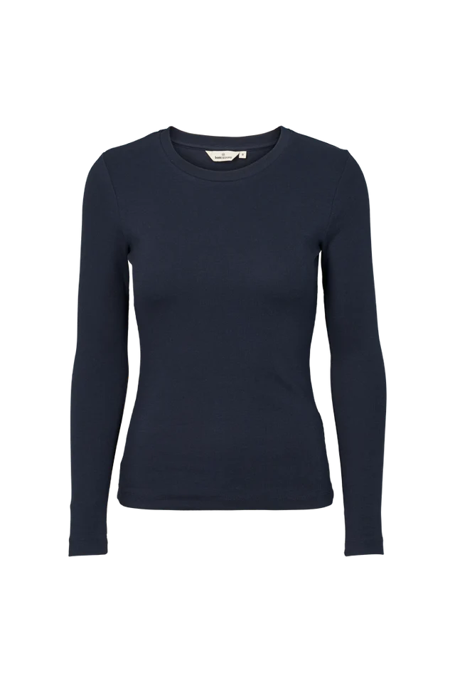 Basic Apparel - Ludmilla LS Tee - Sky Captain