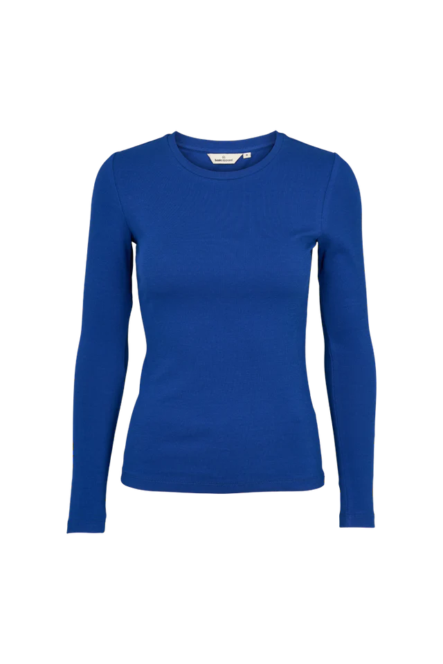 Basic Apparel - Ludmilla LS Tee - Sodalite Blue