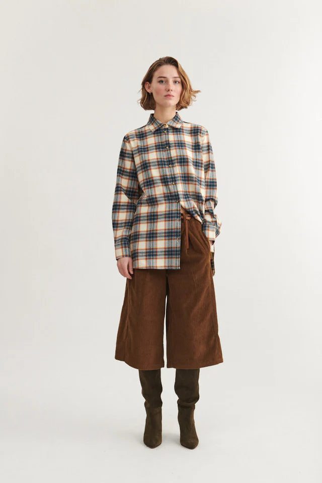 Basic Apparel - Lula Oversized Shirt - Copen Blue/Birch