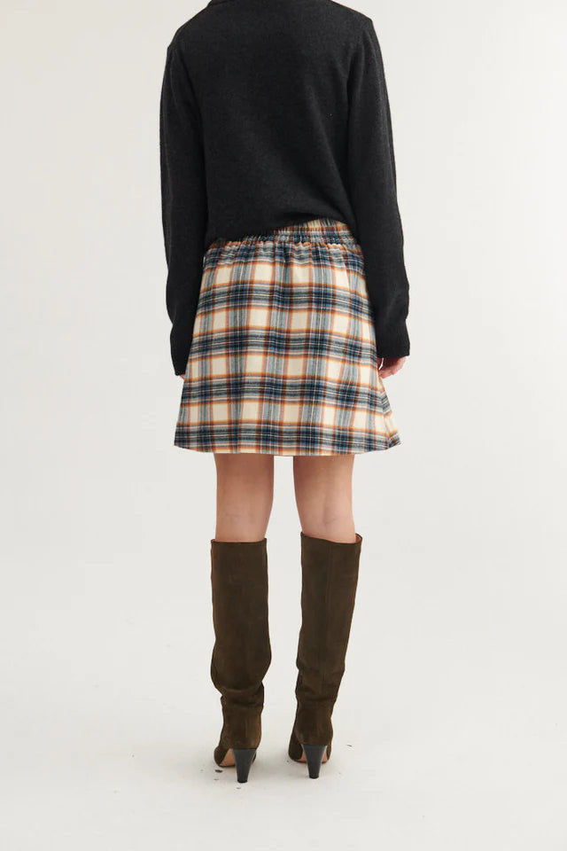 Basic Apparel - Lula Nederdel - Copen/Blue Birch