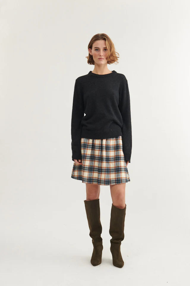 Basic Apparel - Lula Nederdel - Copen/Blue Birch