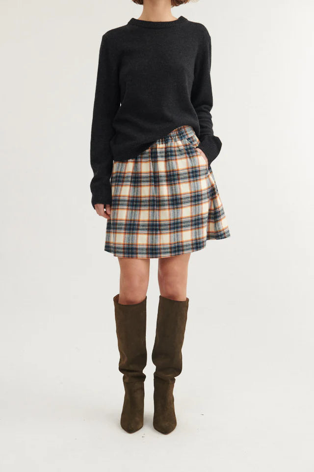 Basic Apparel - Lula Nederdel - Copen/Blue Birch
