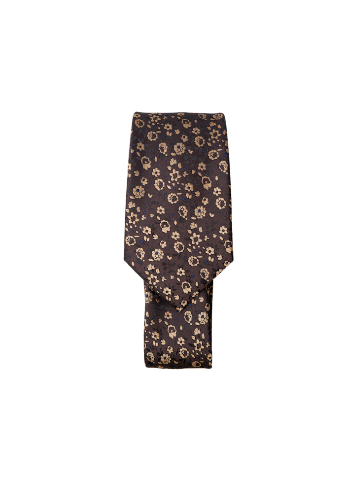Black Colour - Lulu Slips - Brown Flower - ONE SIZE