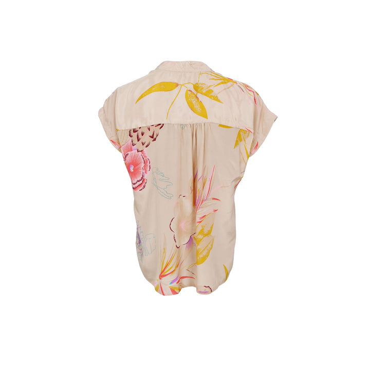 Black Colour - Luna Andrea Blouse - Poppy Rose
