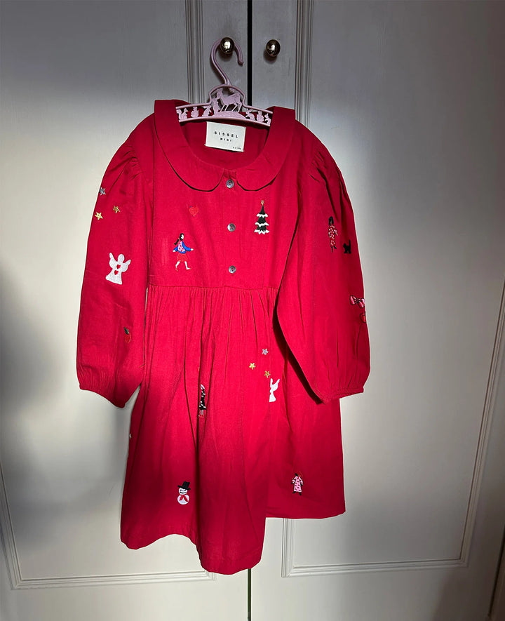 Sissel Edelbo - Luna Mini Dress - Chili Pepper