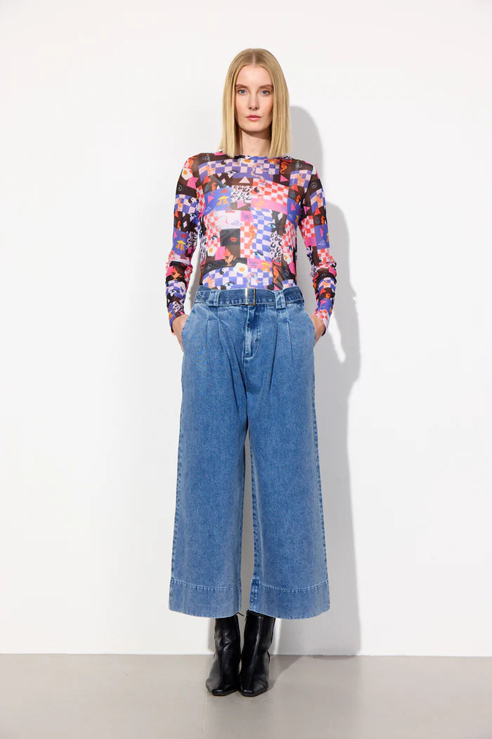Female - Madison mesh blouse - Art print