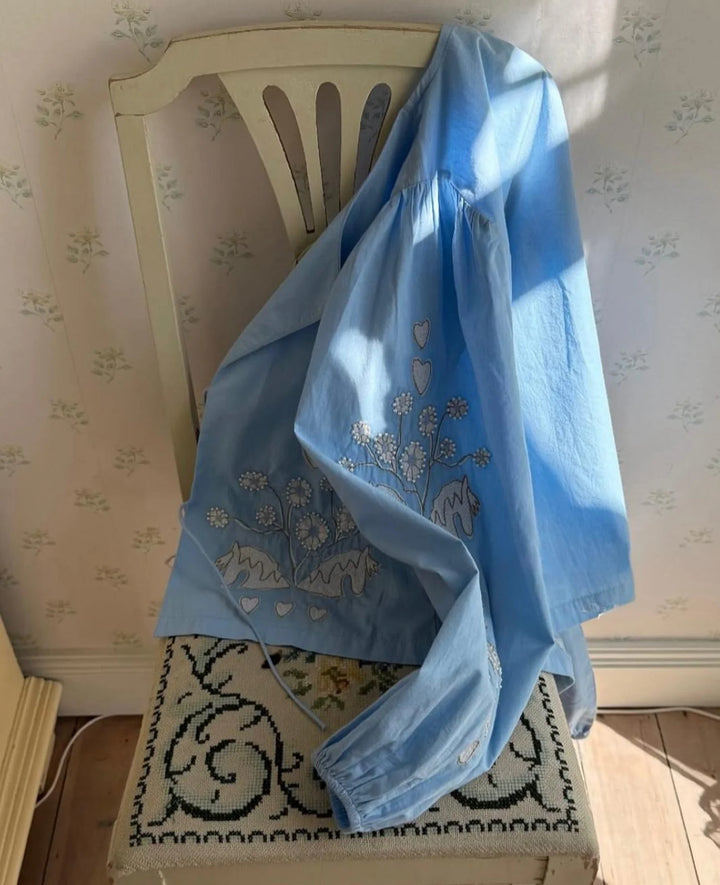 Sissel Edelbo - Maggan top - Light blue