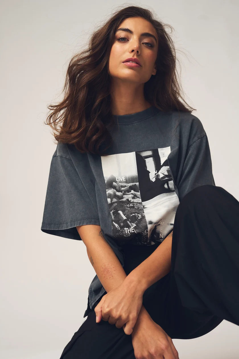 Gossia - MaggieGo Tee - Black Washed
