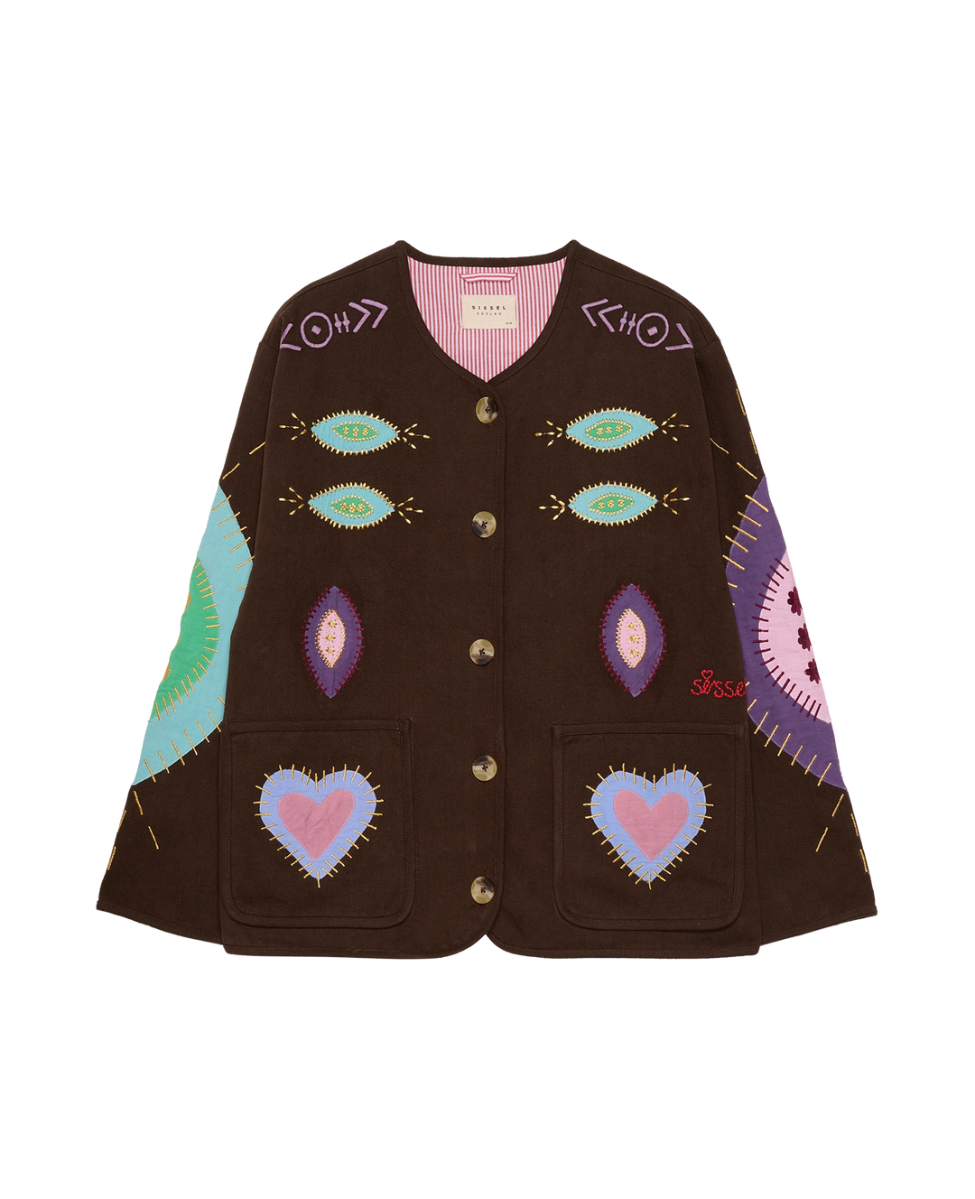 Sissel Edelbo - Maggie jacket - Fudge Brown - ONESIZE