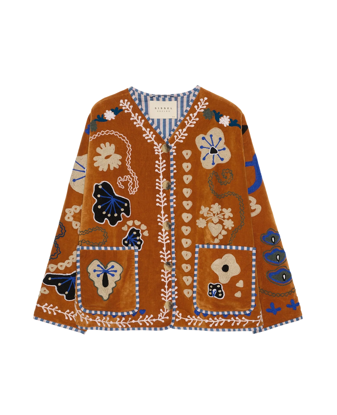 Sissel Edelbo - Maggie jacket - Velvet Brown - ONE SIZE