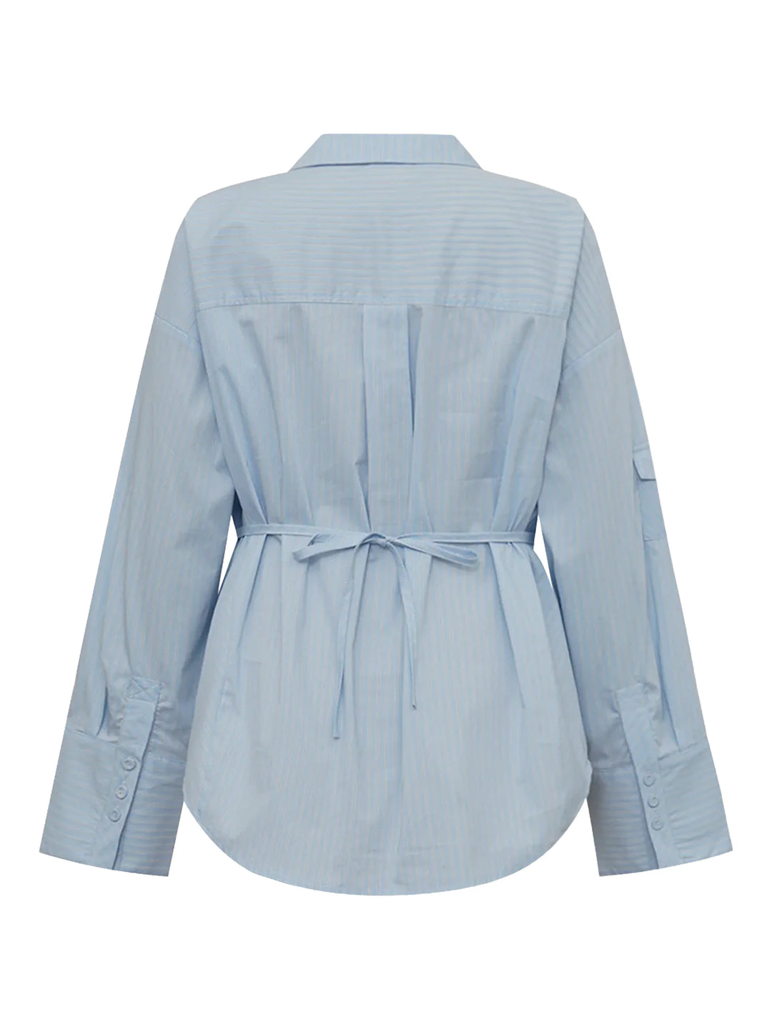 Gossia - Marit skjorte - Light Blue stripes